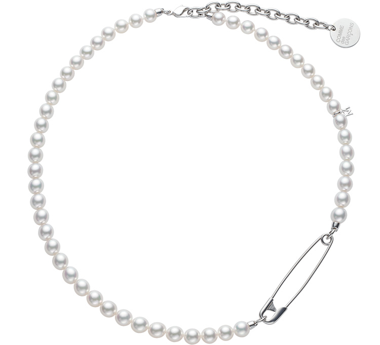 ミキモト MIKIMOTO アコヤ真珠 7.9-3.5mm ネックレス 40cm SV シルバー ...